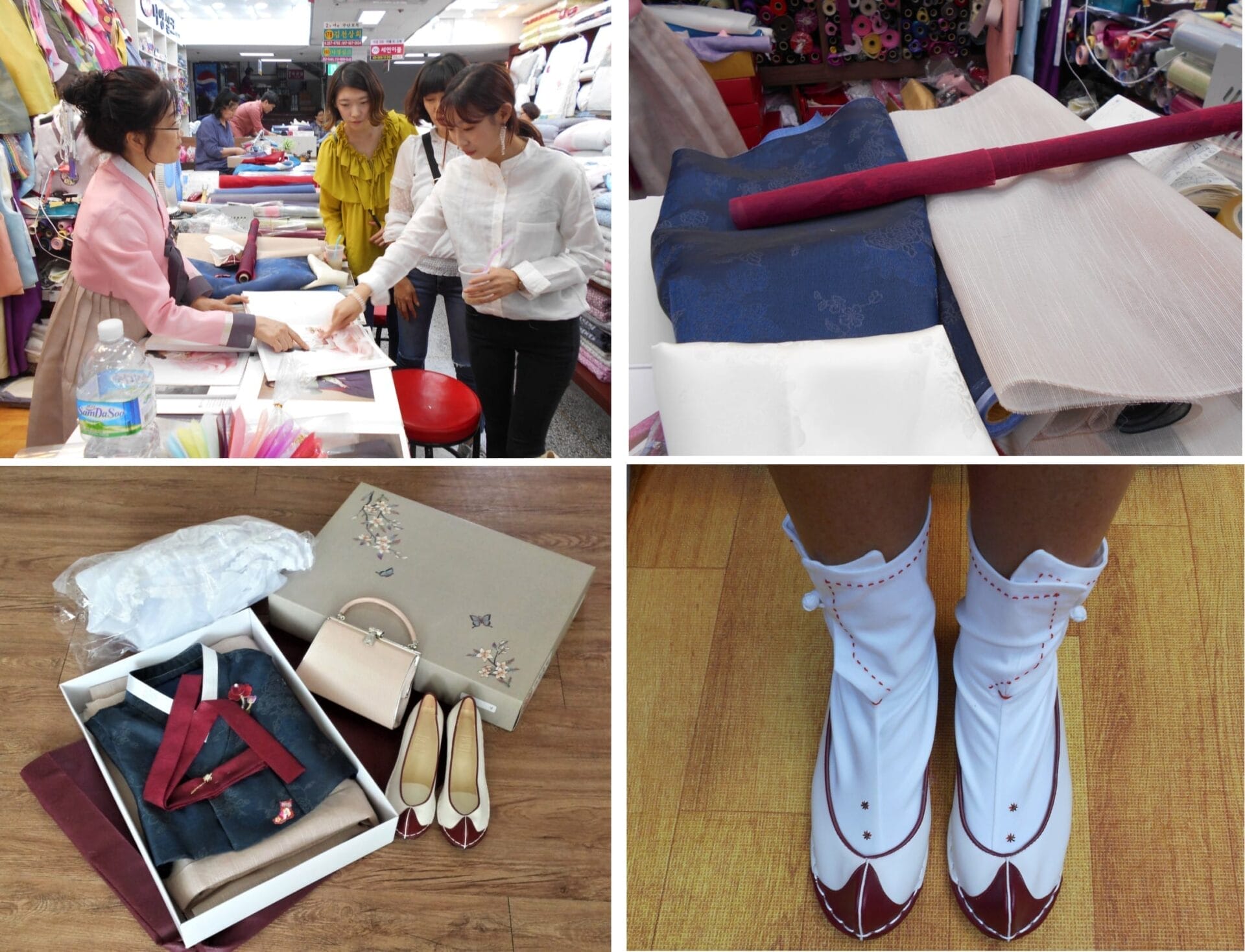 Choosing my colours and shopping for my Korean wedding hanbok and shoes and  accessories