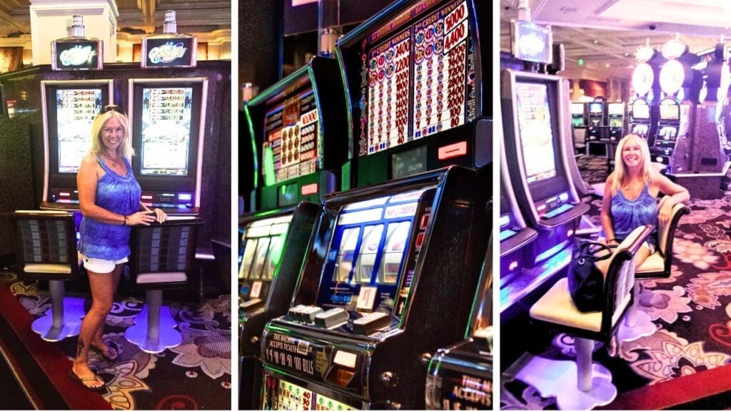 The Backpacking Housewife Feeling Lucky at the slots in Las Vegas!