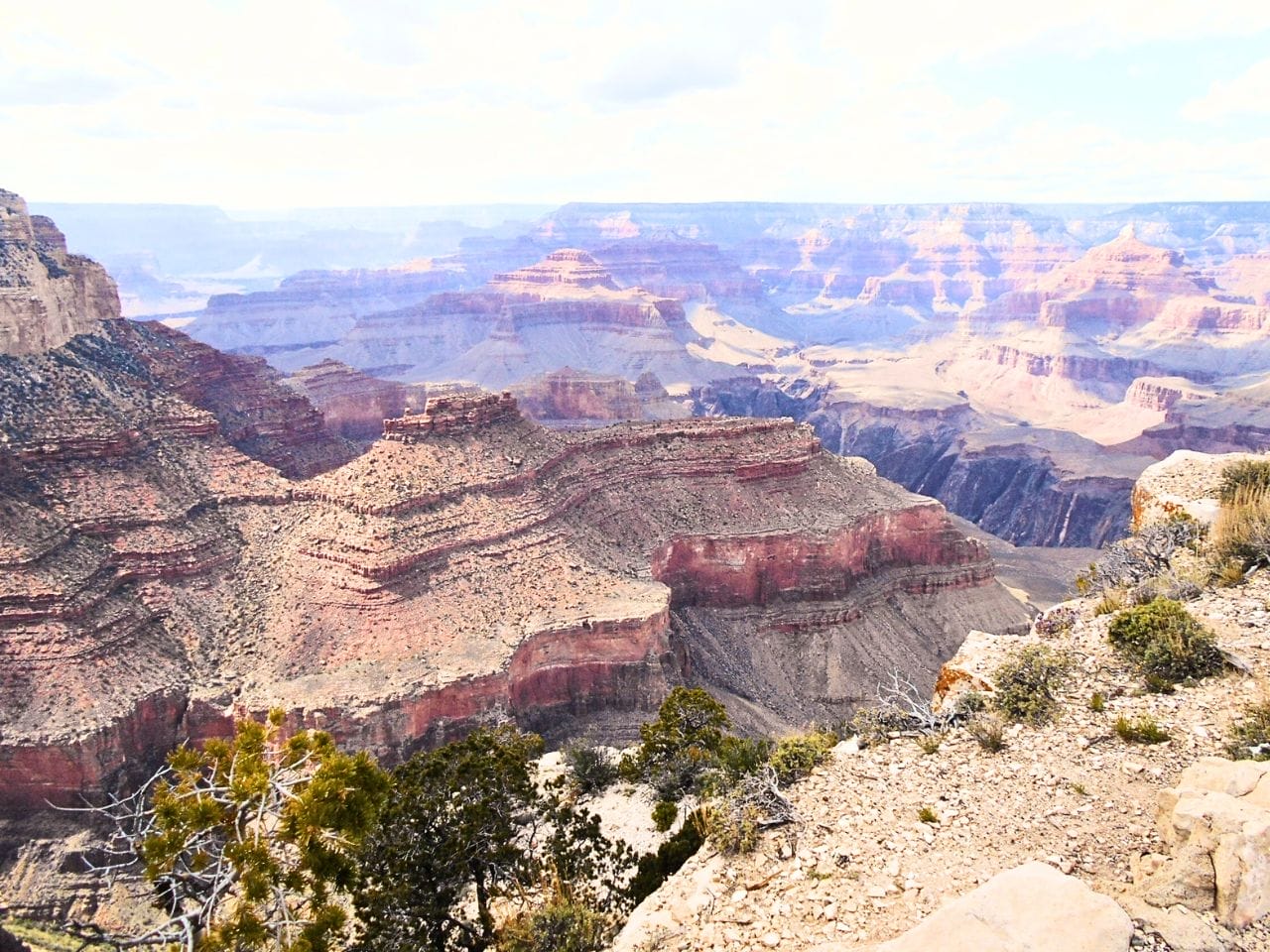 The views at The Grand Canyon were so surreal I had to pinch myself to prove I wasn’t dreaming
