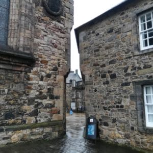 Edinburgh castle walls