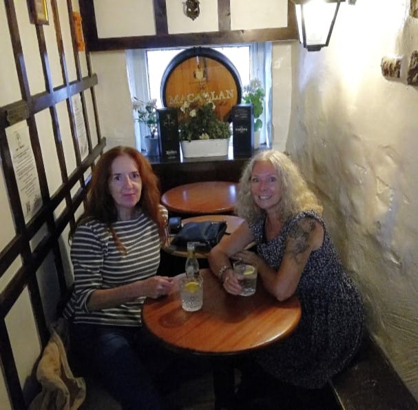 In a Scottish Pub near to Edinburgh castle The Backpacking Housewife