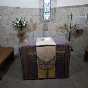 St Margaret chapel inside