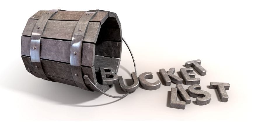 bucket list travel in your 50's and 60's 