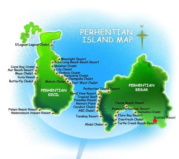 Bubbles Turtle and Reef Experience map