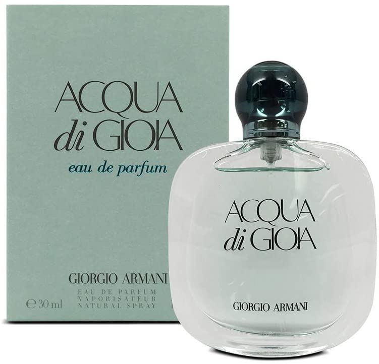 Giorgio Armani Acqua Gioia Parfum:  25 best perfumes that smell like the beach. 