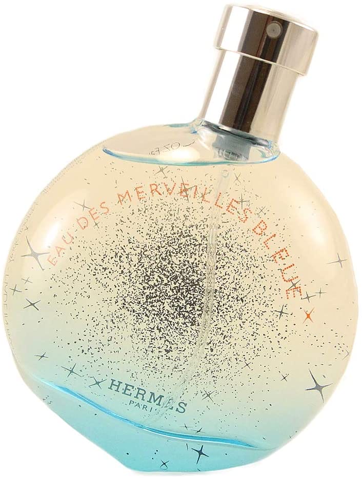 Hermes Eau de Merveilles Bleue: 25 best perfumes that smell like the beach. 