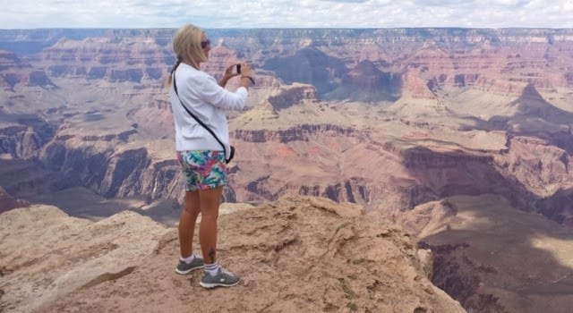 Janice Horton at The Grand Canyon