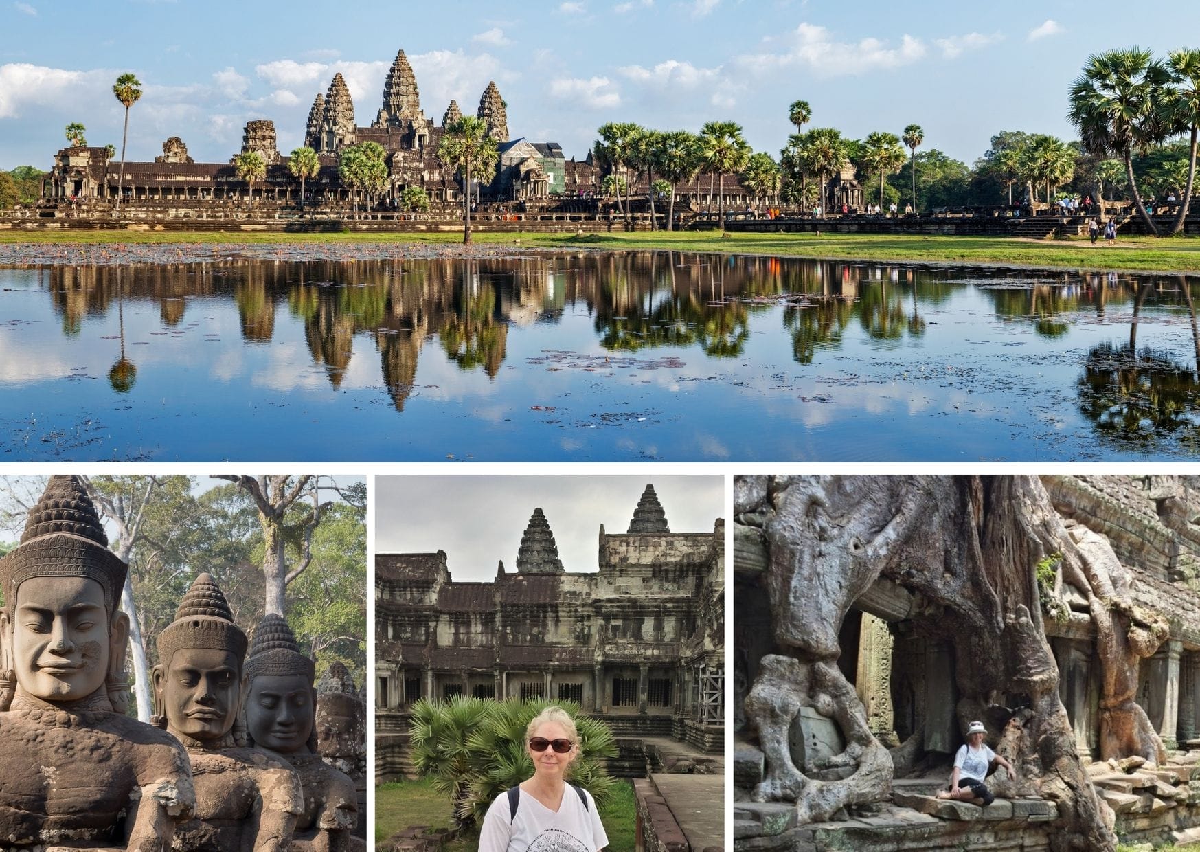 The temples at Angkor Wat. The Backpacking Housewife