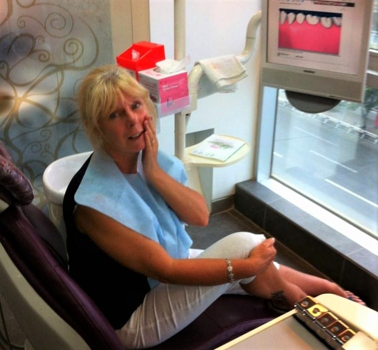 The Backpacking Housewife at the dentist in South Korea