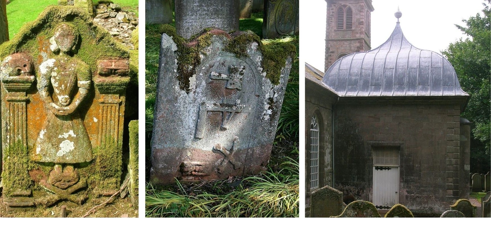 Old Gravestones Durisdeer Church Scotland