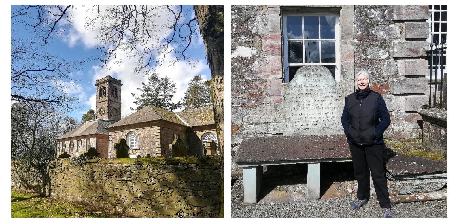 Janice Horton at Durisdeer Church Scotland