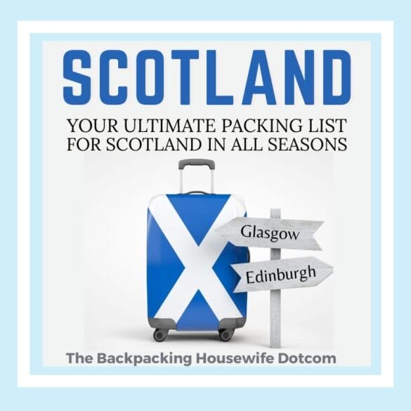 SCOTLAND PACKING LIST HEADER BOX