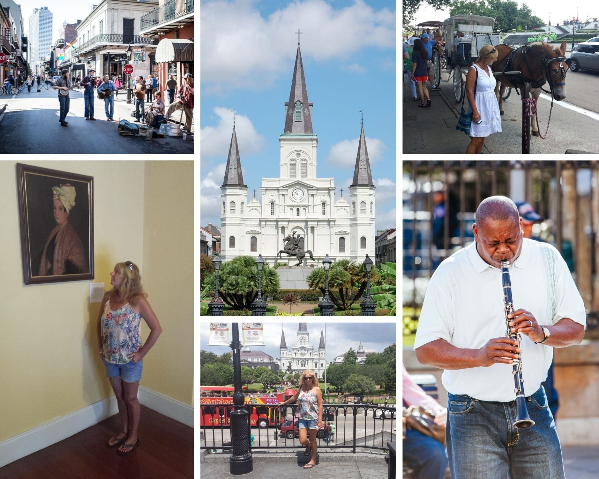 The backpacking housewife at Jackson Square New Orleans