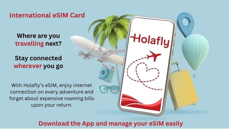 Get Holafly - stay connected on your travels!