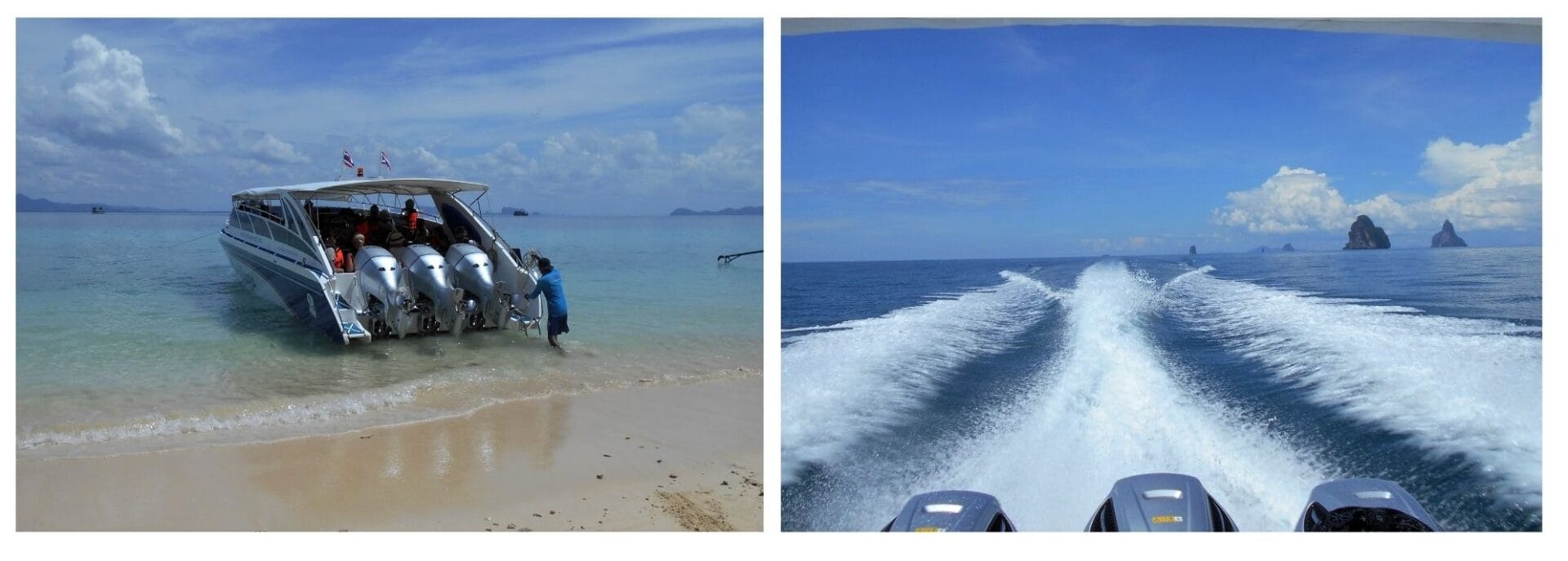 we left koh bulon by speedboat for koh lipe. The backpacking housewife