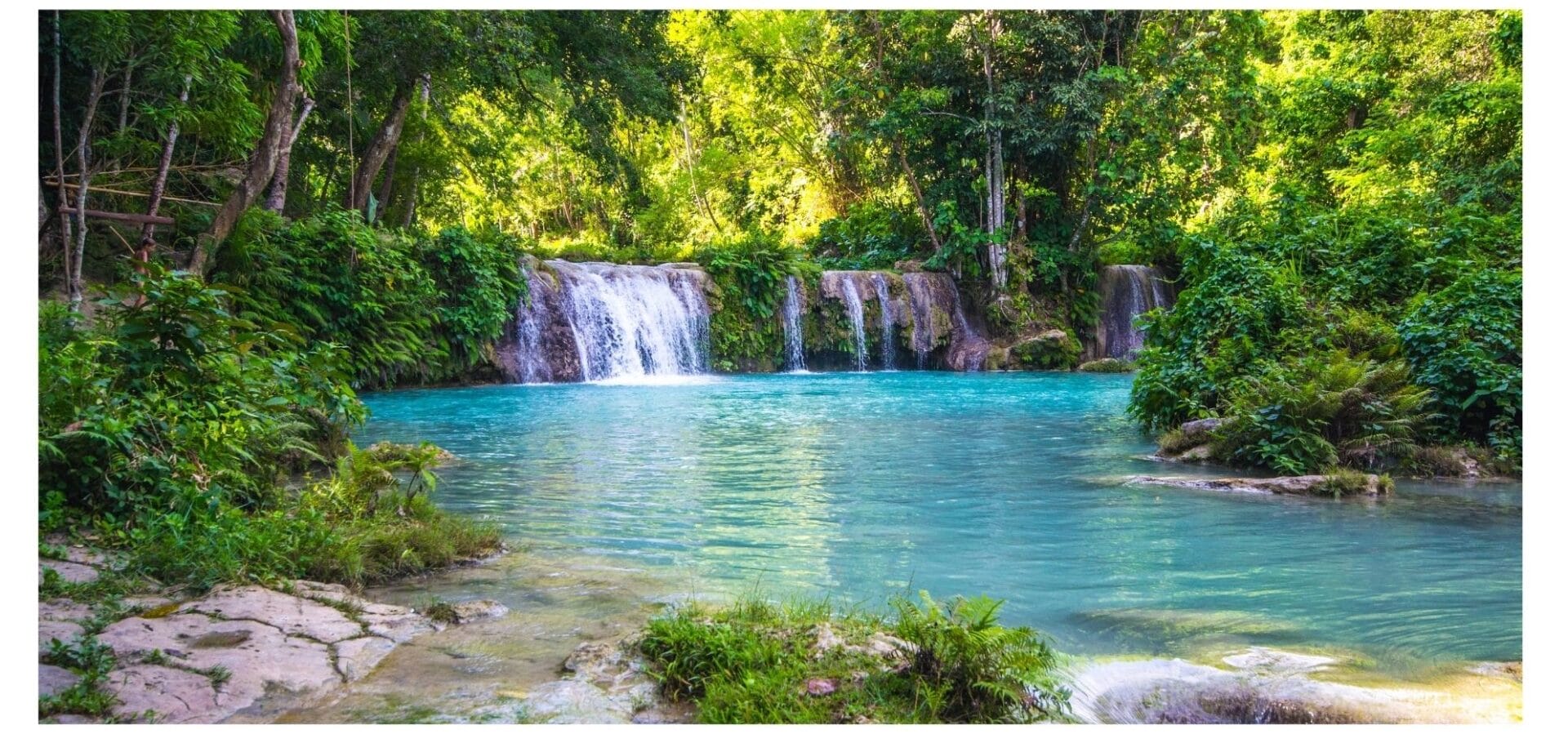 Mindanao is the southernmost group of islands and here you'll find enchanted rivers, incredible waterfalls.