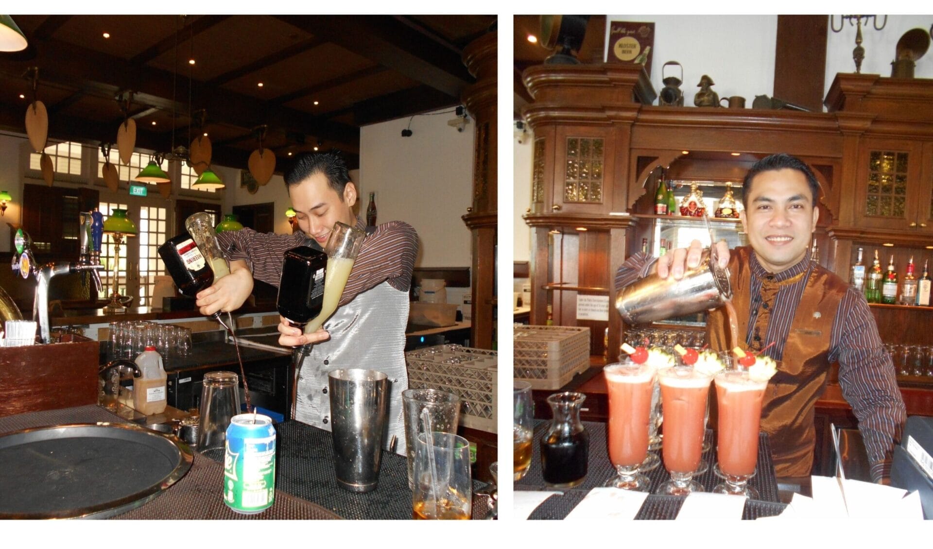 Singapore Sling at The Long Bar Raffles The Backpacking Housewife