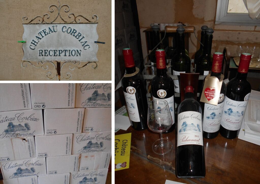 Wine tasting at Chateau Corbiac