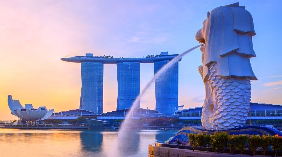 Singapore means ‘Lion City’ and this name is symbolised by The Merlion
