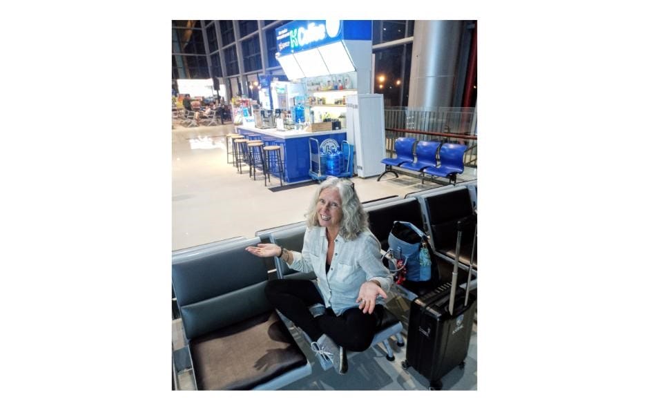 The Backpacking Housewife Airport