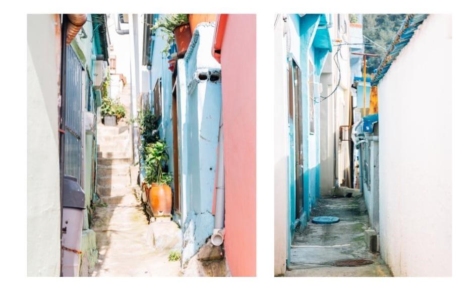 Gamcheon Culture Village has colourful streets and alleys