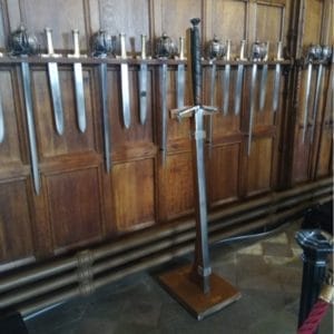 large sword in Edinburgh castle