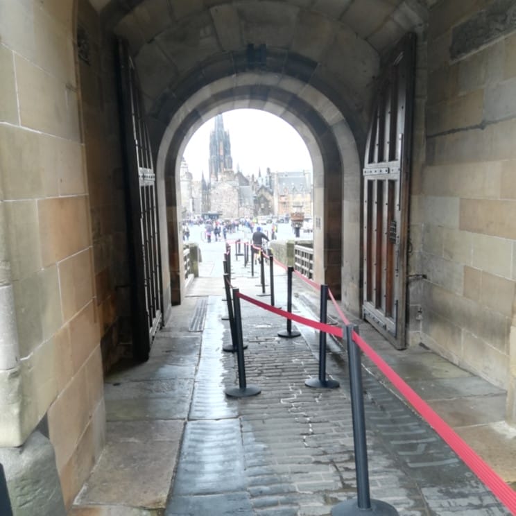 Exit Edinburgh castle