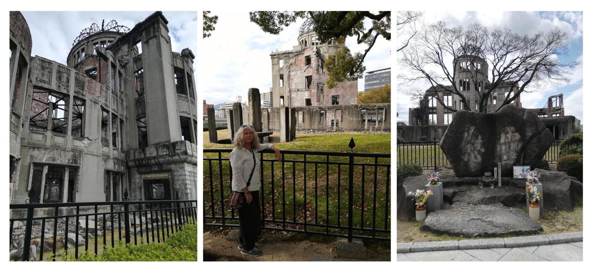 1 Day Hiroshima Itinerary: The Backpacking Housewife at the Ganbaku Peace Dome Hiroshima Japan