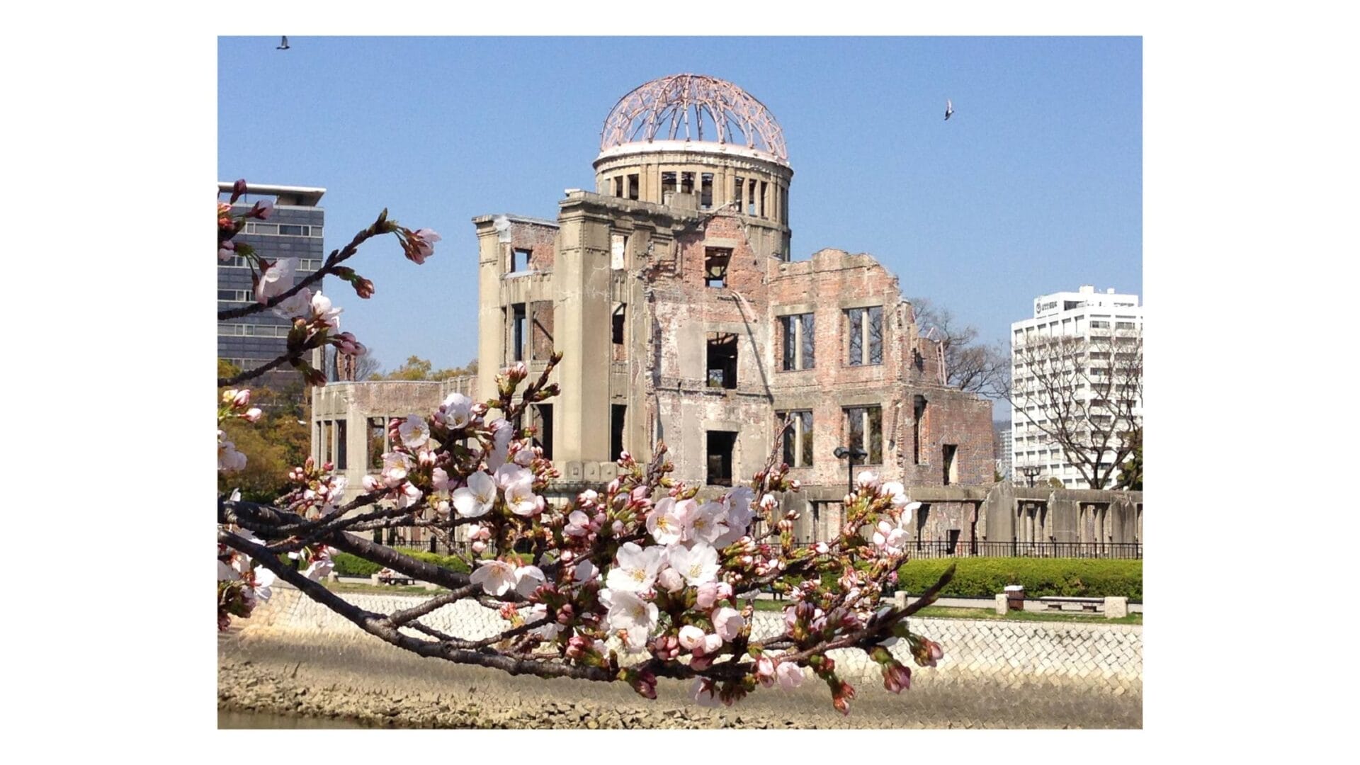 The atomic dome Hiroshima peace memorial park