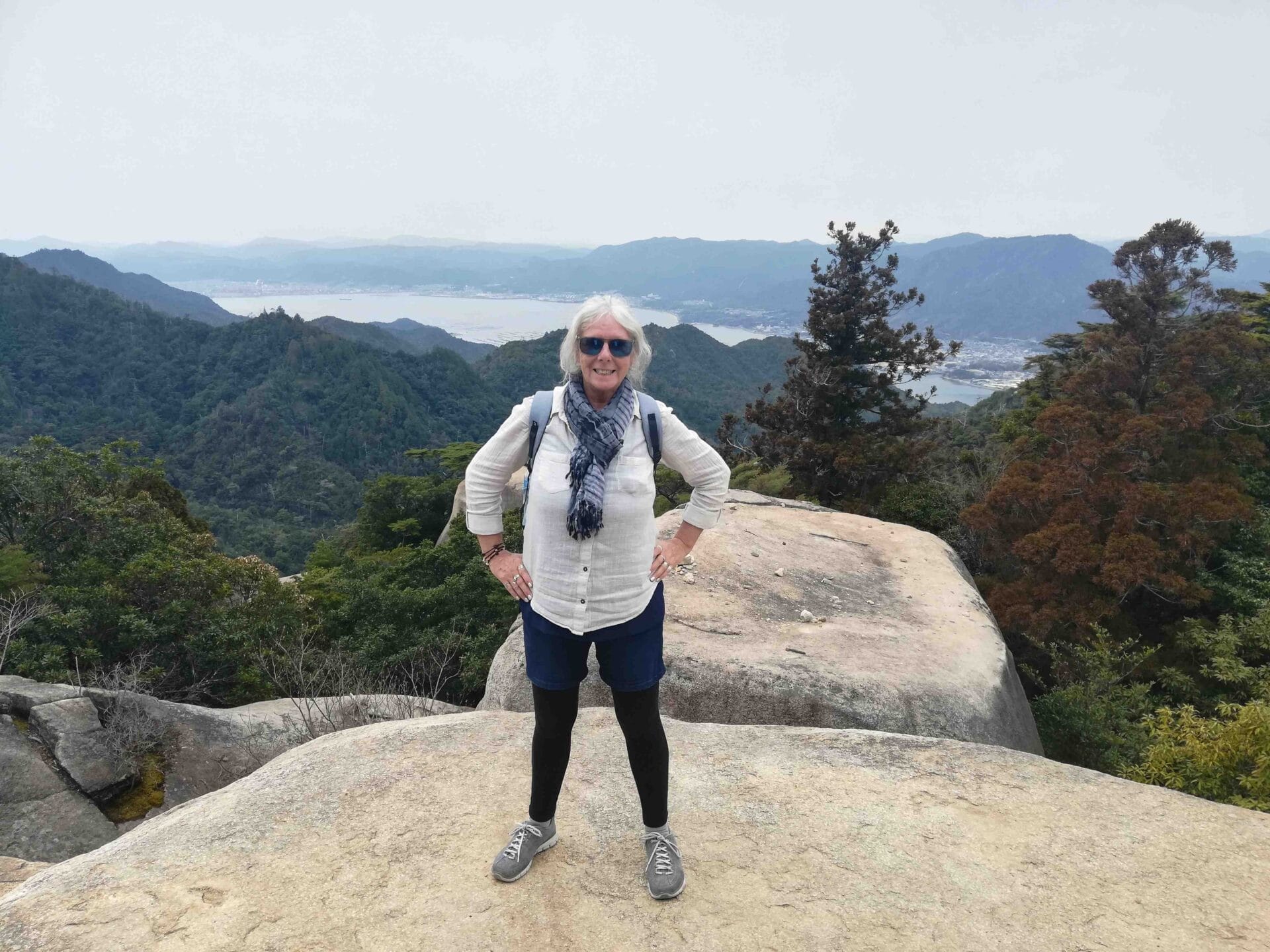 Tha backpacking housewife at Mount Misen Miyajima Japan