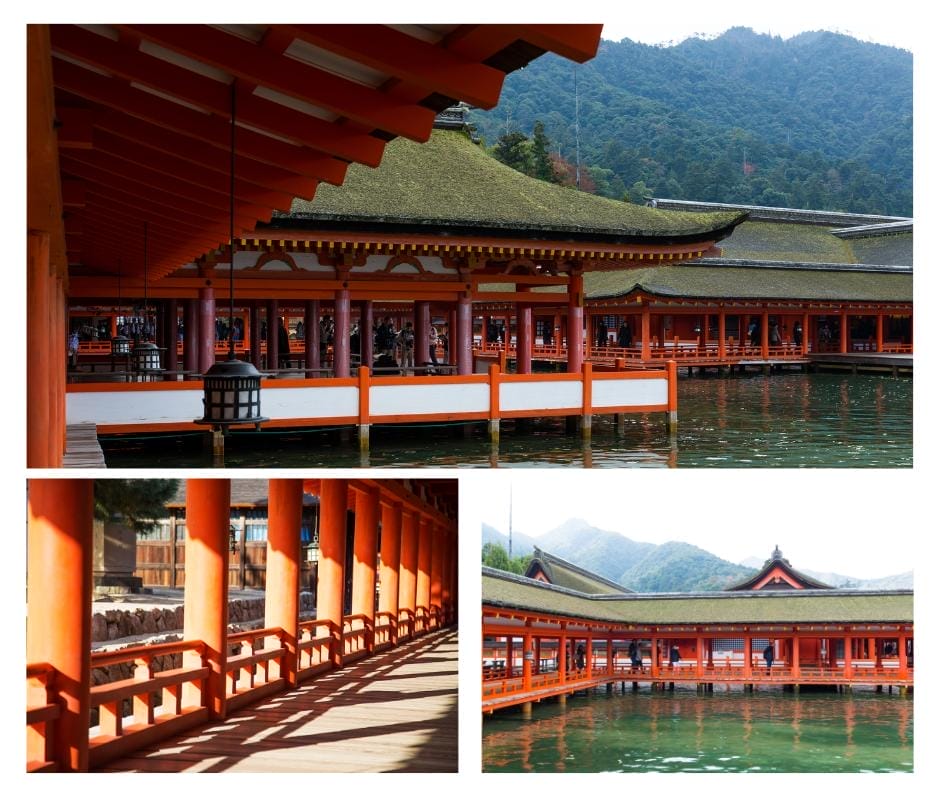 Miyajima UNESCO World Heritage Site of Shinto Shrine of Itsukushima.