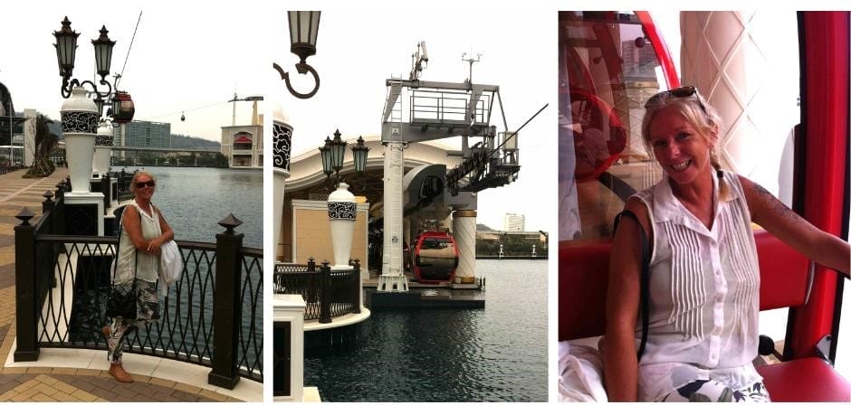 The gondola ride at The Venetian Hotel Macao