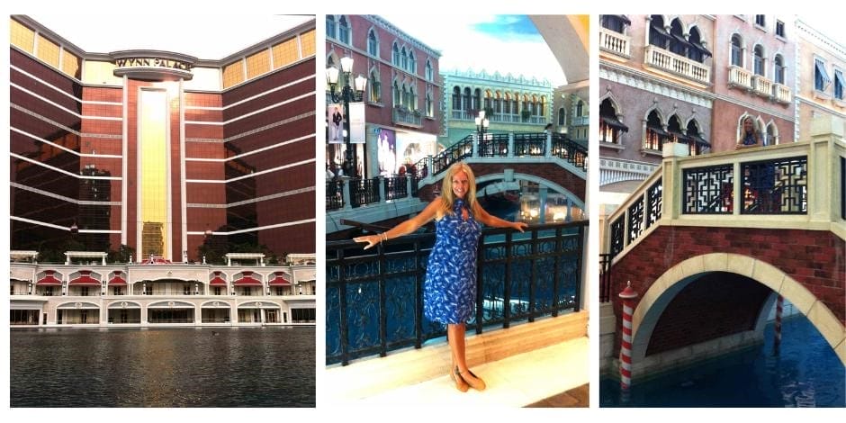 The Wynn Hotel and The Venetian Macao