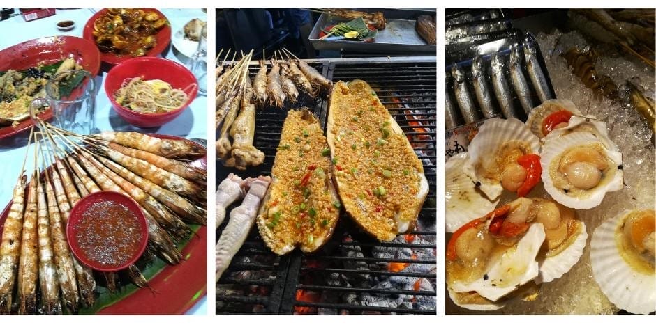 seafood paradise at Penang Food Fest Food Court. The Backpacking Housewife