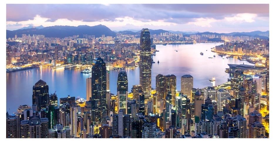 Hong Kong as viewed from The Peak