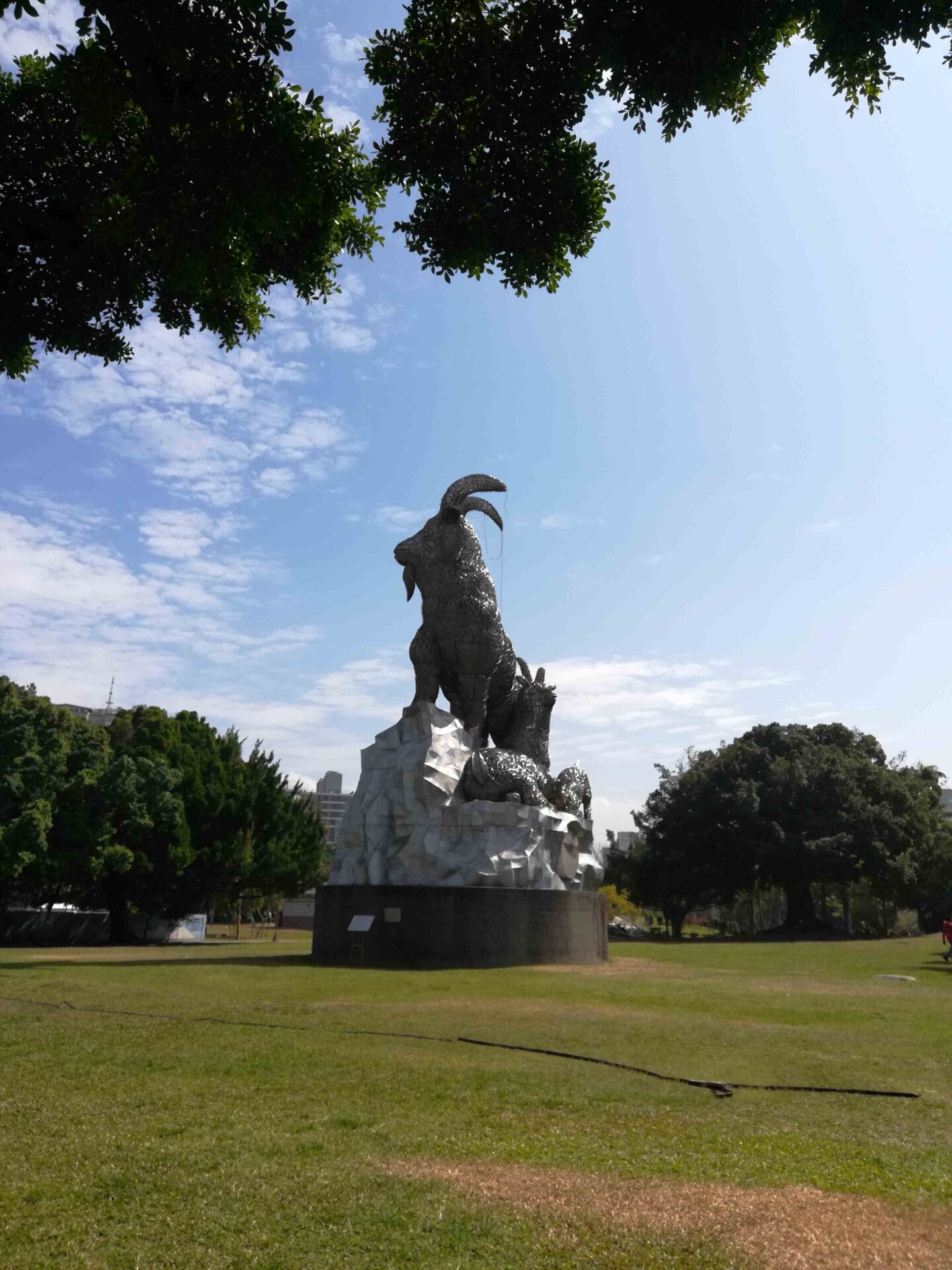 The Spirited Goat Monument Taichung Park Taiwan. The Backpacking Housewife