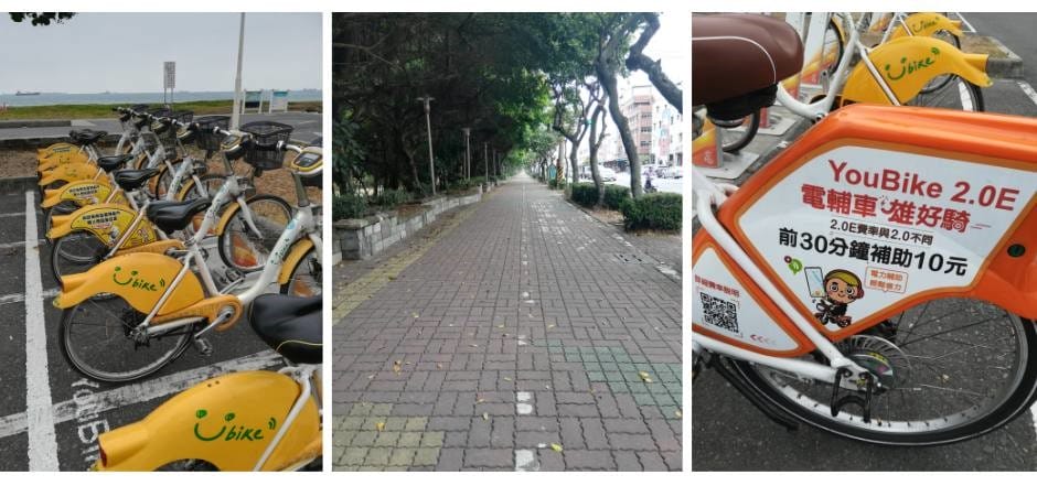 You can easily hire a bike or scooter
