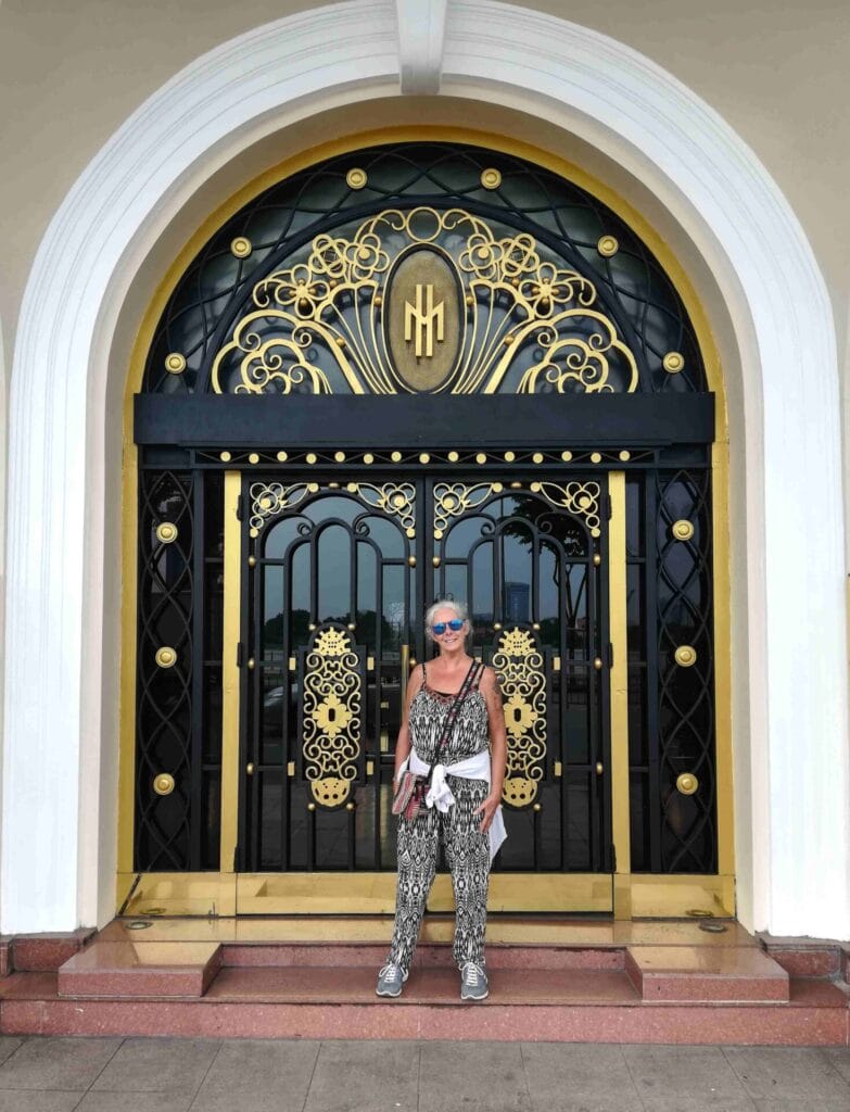Janice Horton at the Hotel Majestic Saigon