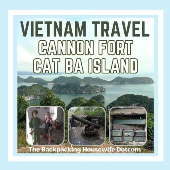 CANNON FORT CAT BA ISLAND VIETNAM