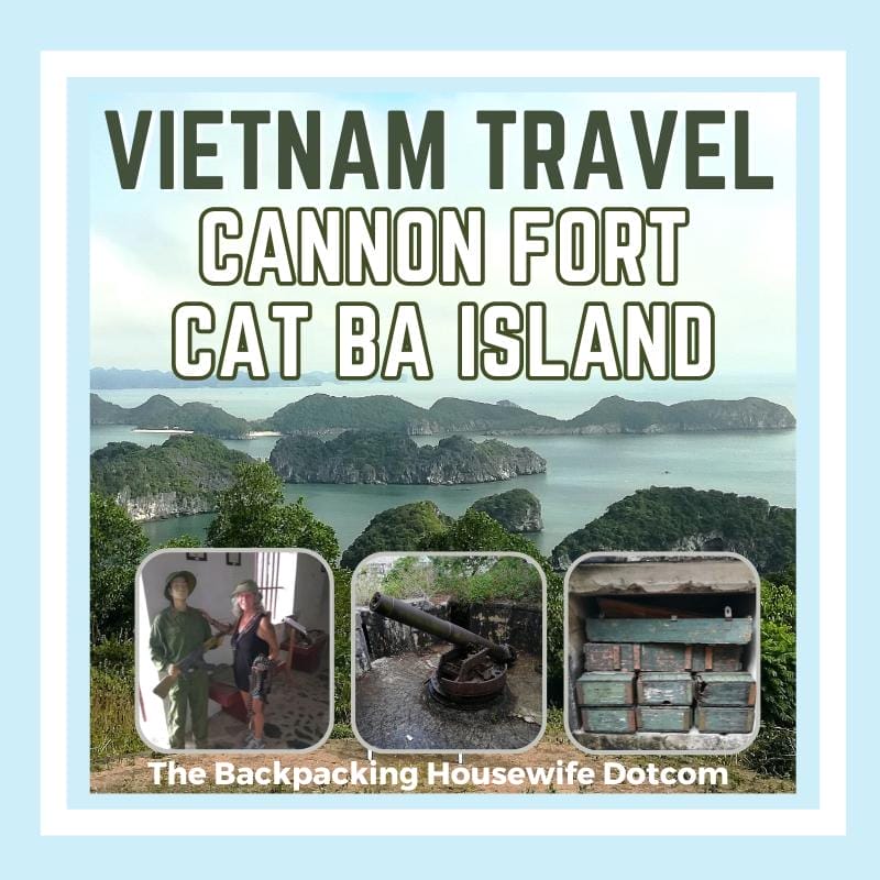 CANNON FORT CAT BA ISLAND VIETNAM