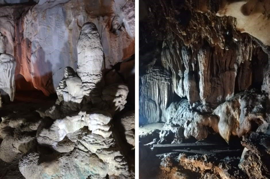 Incredible geological features, Trung Trang Cave Cat Ba Island