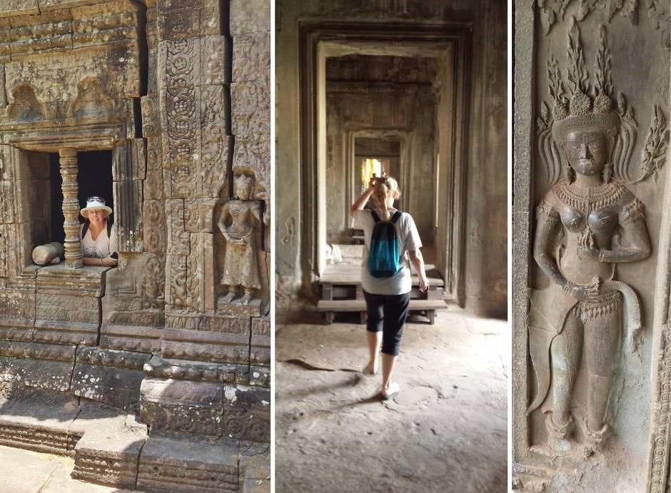 We had a lot of the smaller temples and shrines at Angkor Thom to ourselves. The Backpacking Housewife