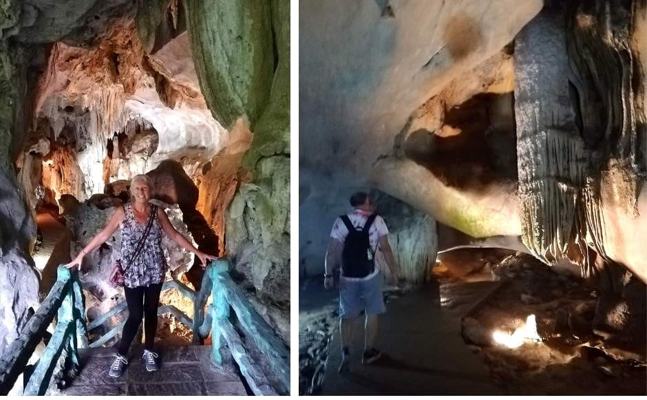 Trung Trang Cave in the heart of Cat Ba National Park.