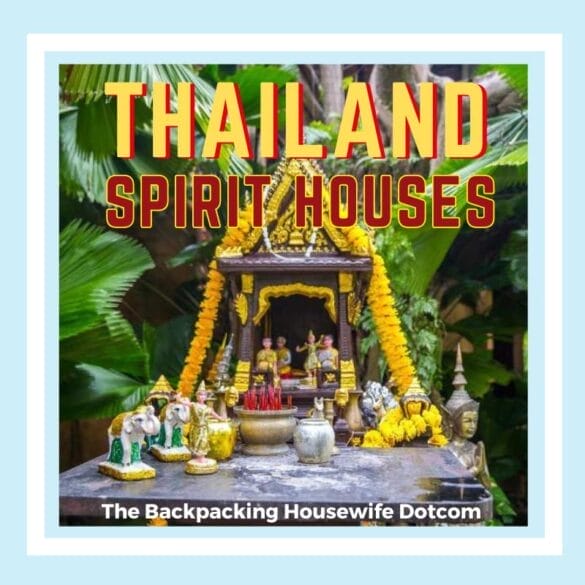 THAILAND TRAVEL SPIRIT HOUSES