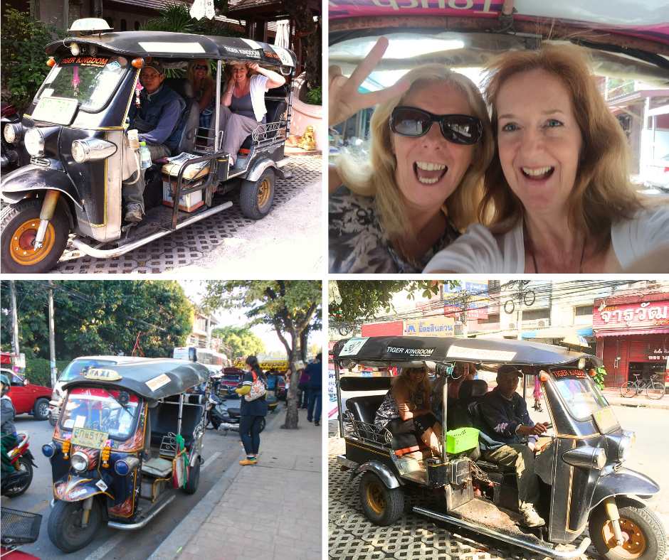 Janice Horton and best friend in Chiang Mai Thailand