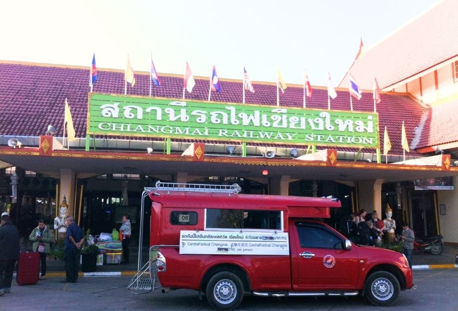 Chiang Mai to Bangkok by Train. Chiang Mai Train Station. Photo by Janice Horton