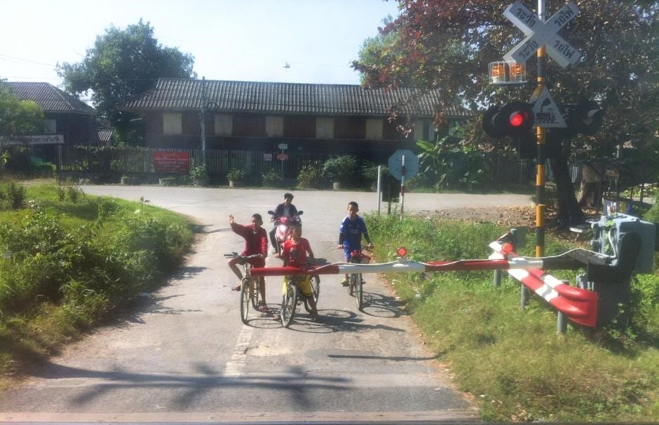 Chiang Mai to Bangkok by Train. Thailand's countryside and small towns. Photo by Janice Horton