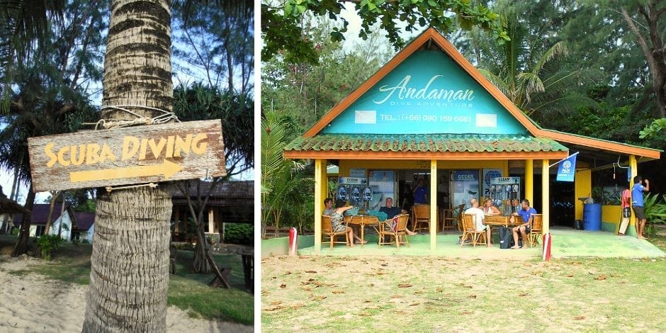 The backpacking husband dived off Koh Lanta with Andaman Dive Adventure - a 5 star PADi dive centre