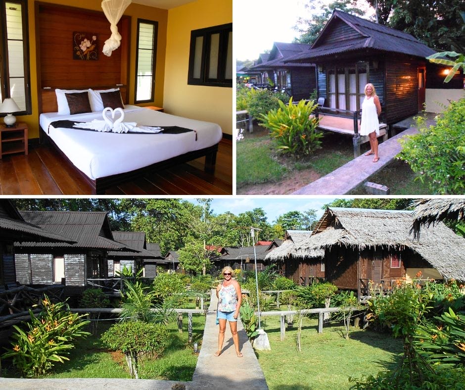 On Koh Lanta we stayed at Mook Lanta Resort in wooden bungalows on stilts.