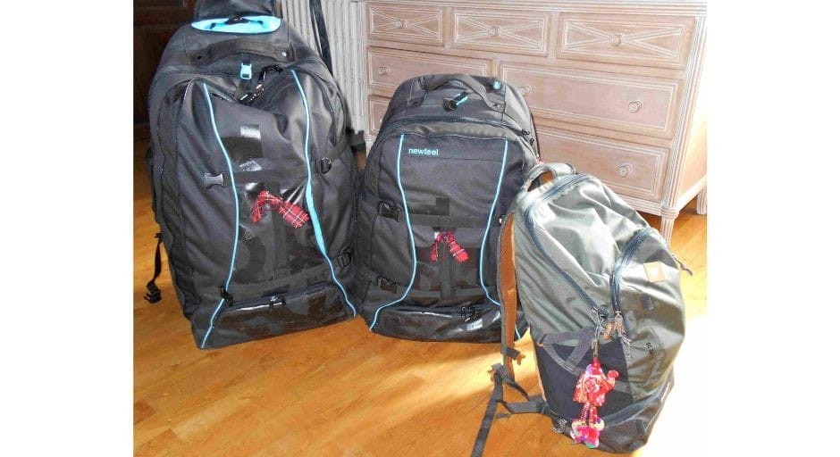 Our Wheeled Backpacks - Still not exactly travel light